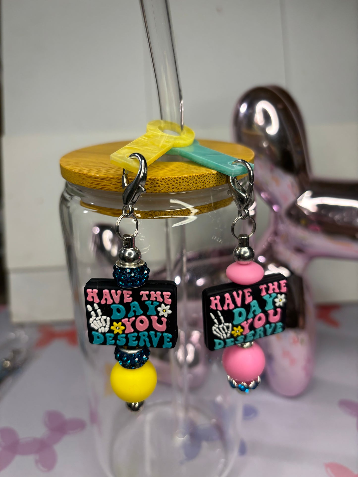 Beaded Cup Charms