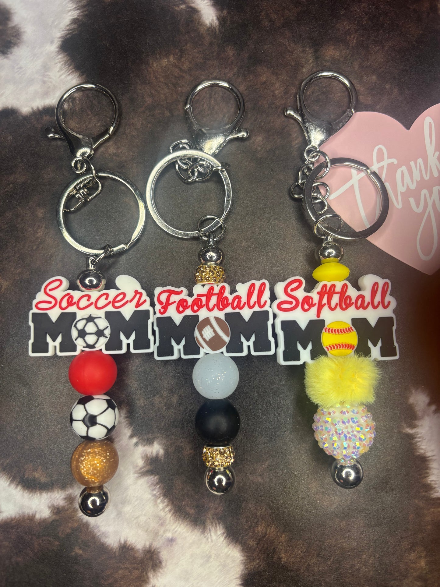 Sports Mom Keychain