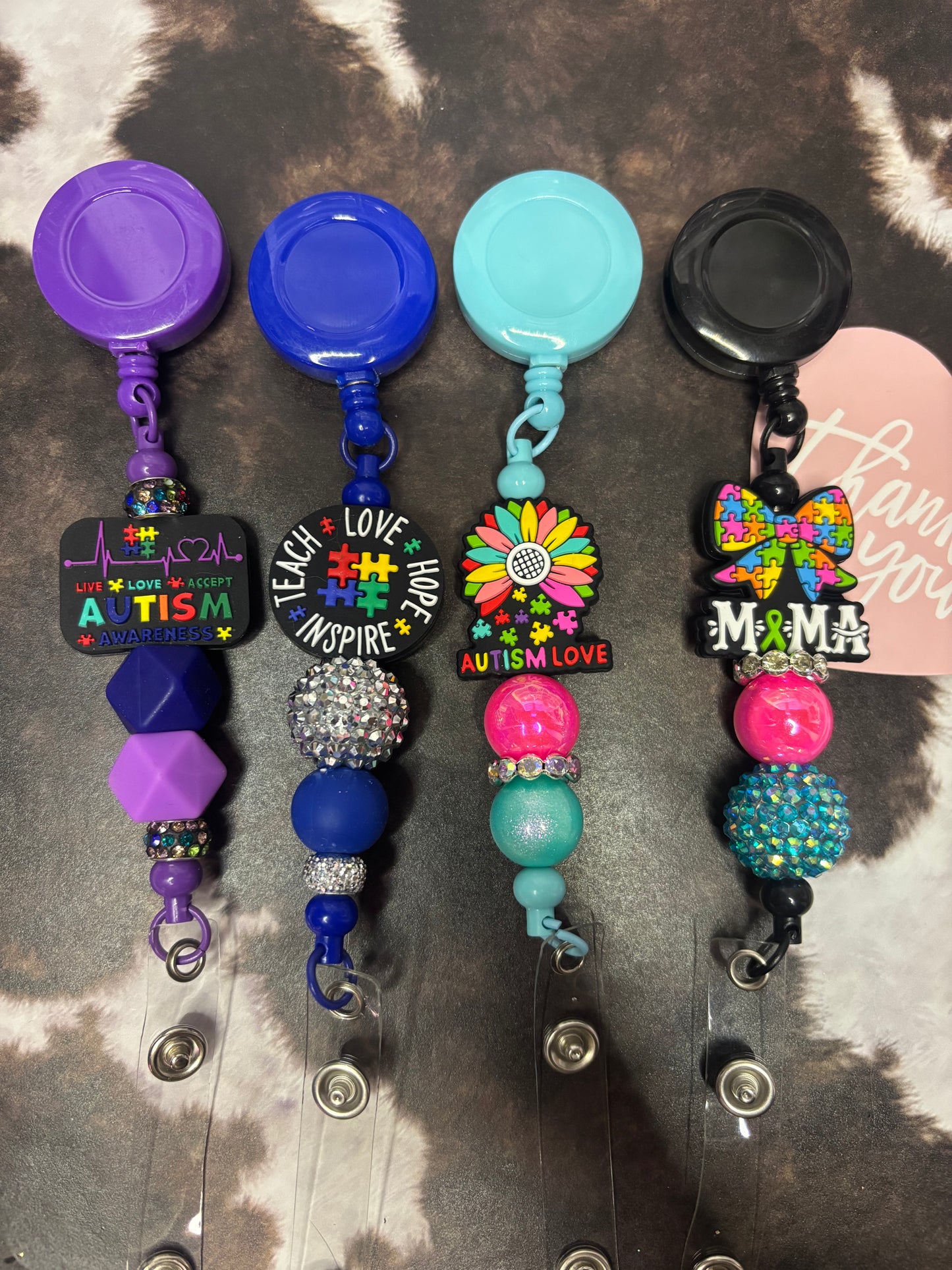 Autism Awareness Badge Reels