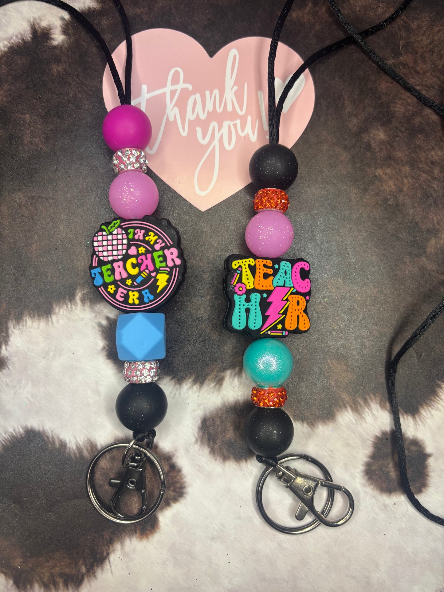 Teacher Themed Lanyard