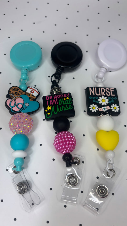 Nurse Theme Badge Reels