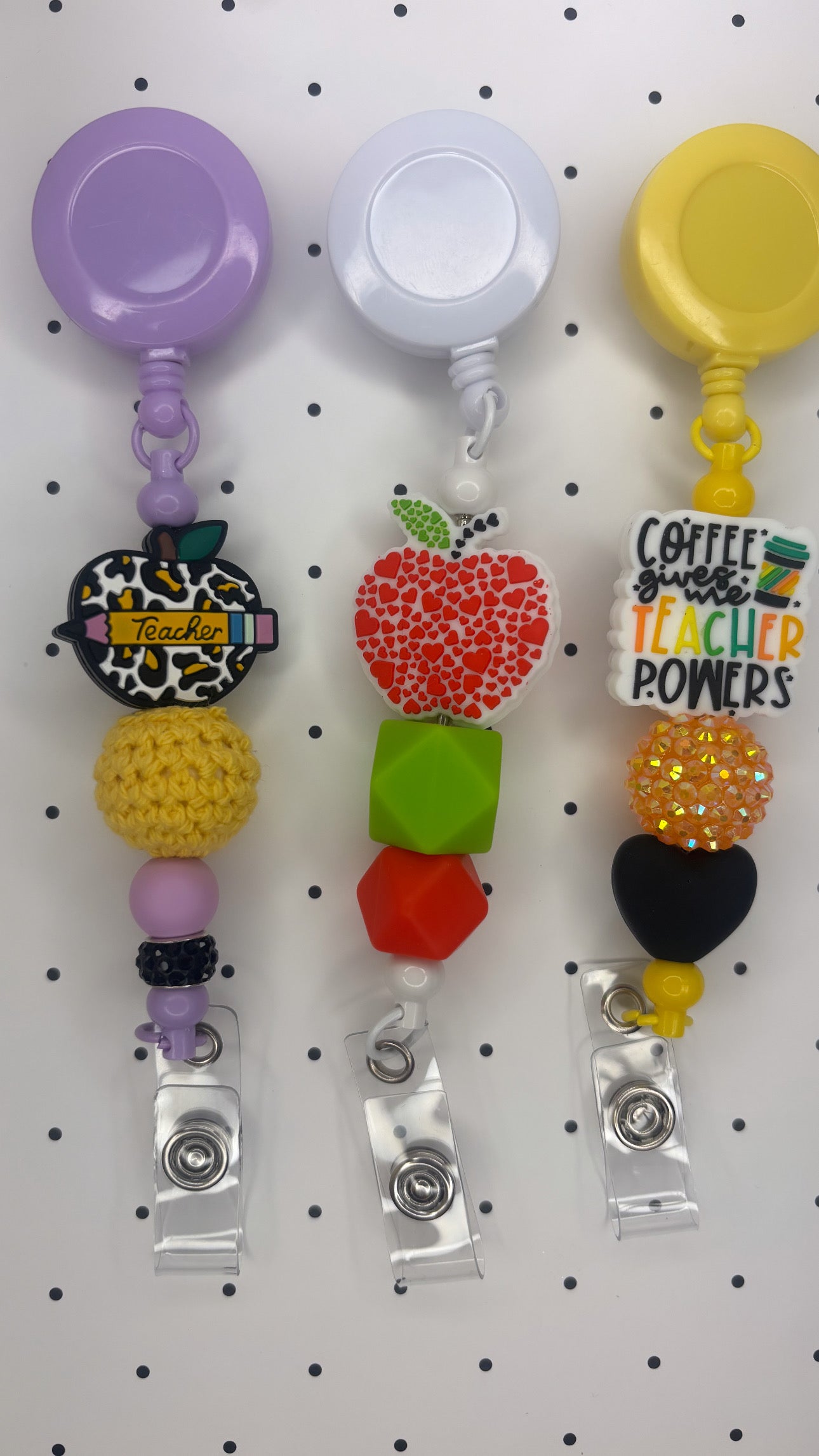 Teacher Themed Badge Reels